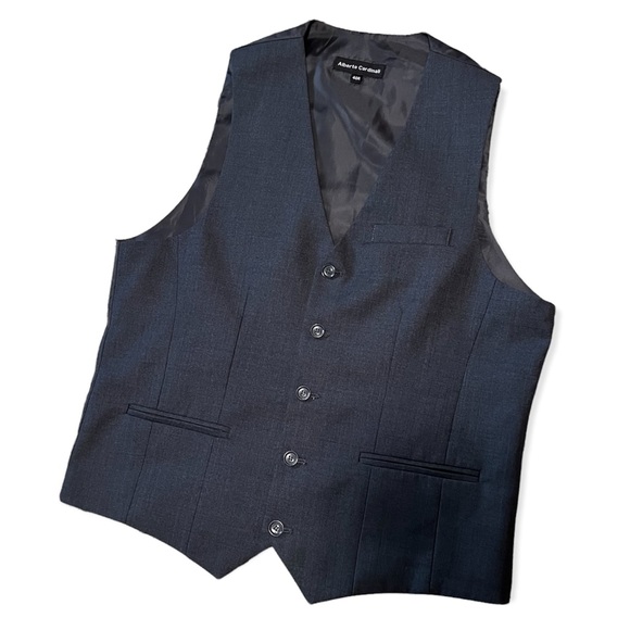 Gray Buttondown Suit Vest 4r | Poshmark